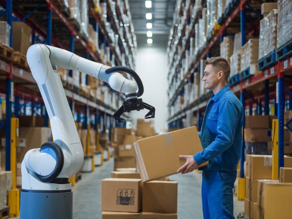 "Collaborative Robotics in Logistics: How Humans and Machines Work Together for Efficiency"
