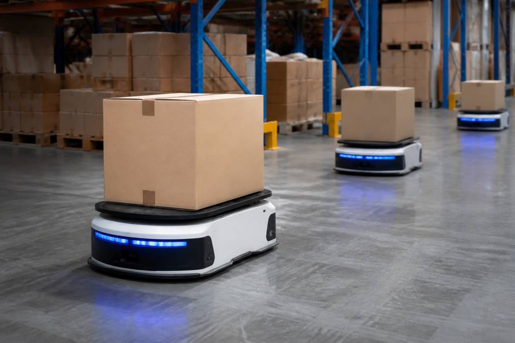 Auto guide vehicle solutions for warehouse logistics and supply chain efficiency